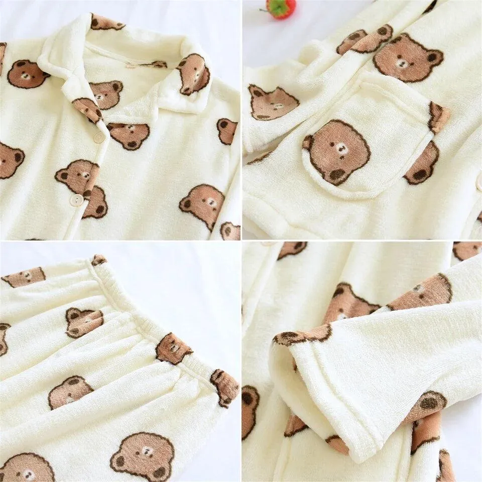 Teddy Fleece Nightsuits