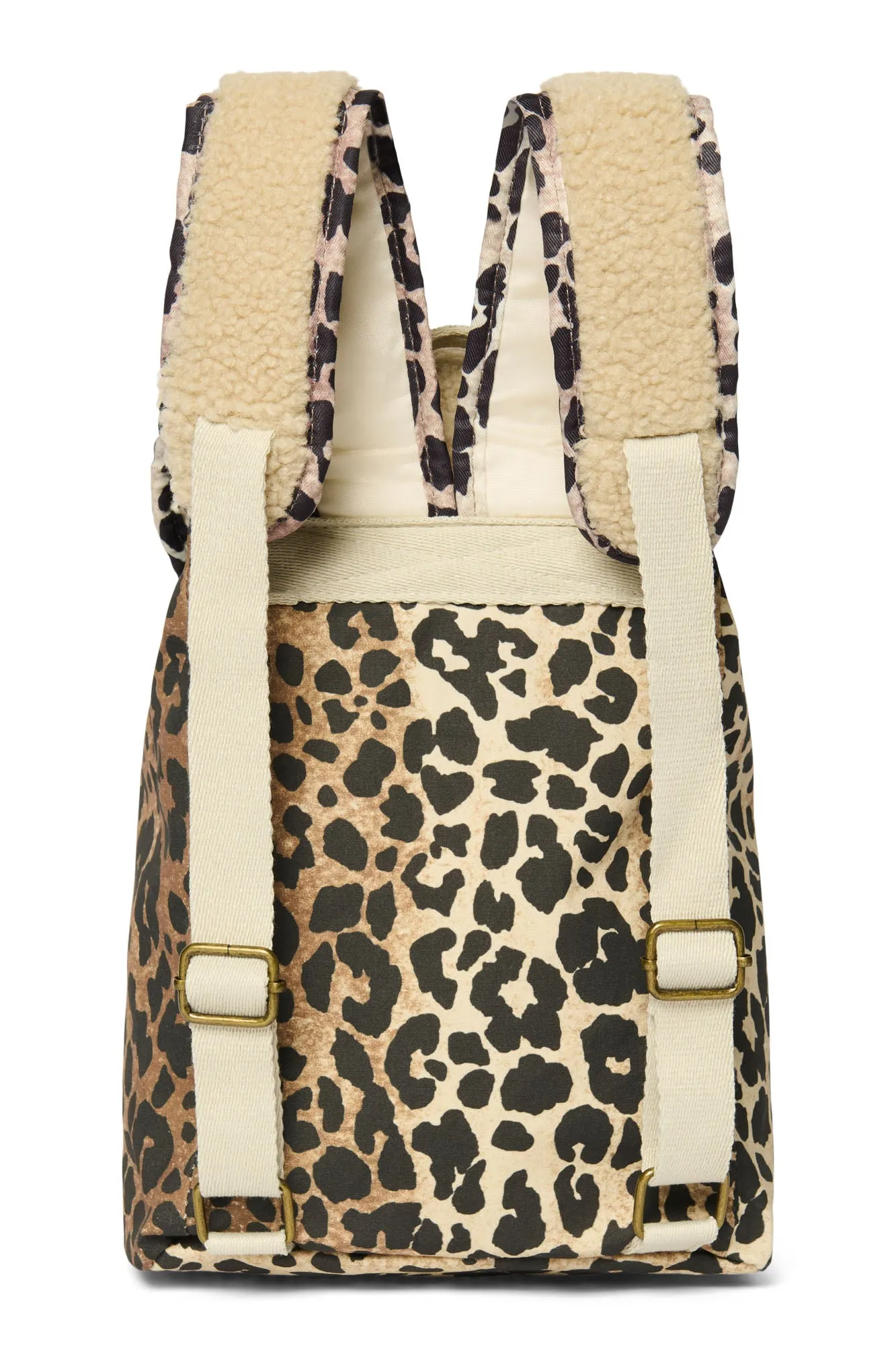 Teddy Leopard Mini Backpack