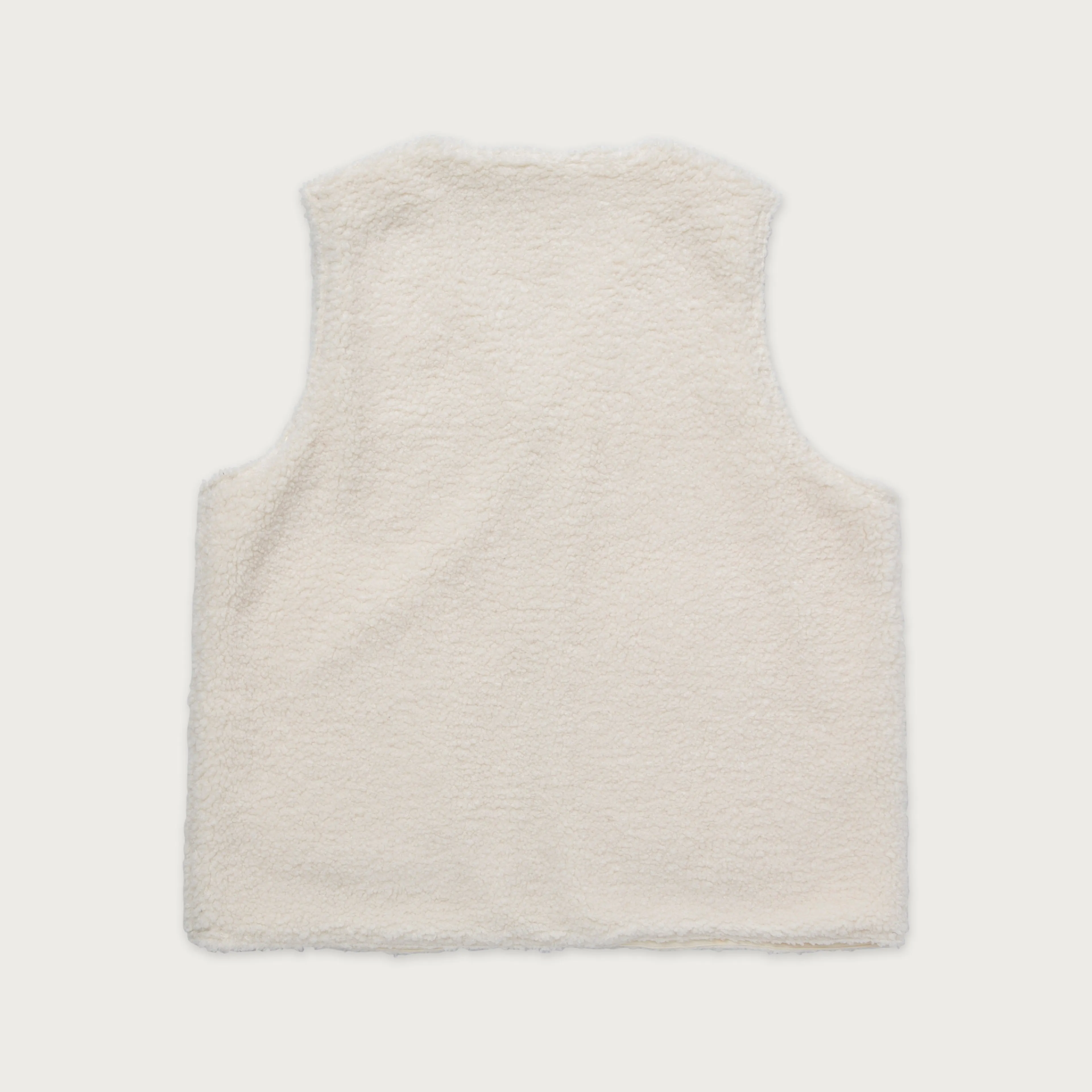 Teddy Notes Vest - Cream