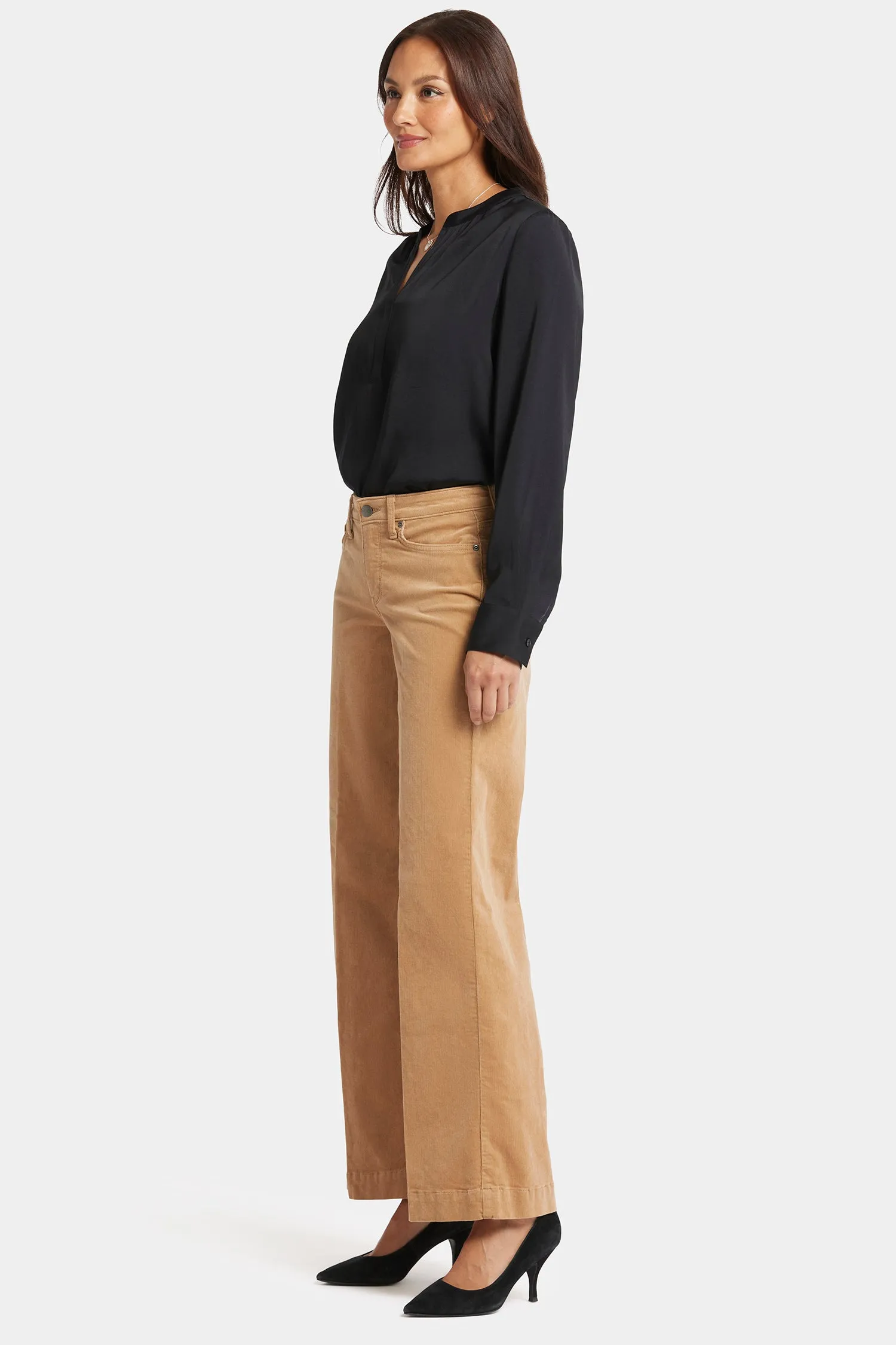 Teresa Wide Leg Pants - Sand Dune