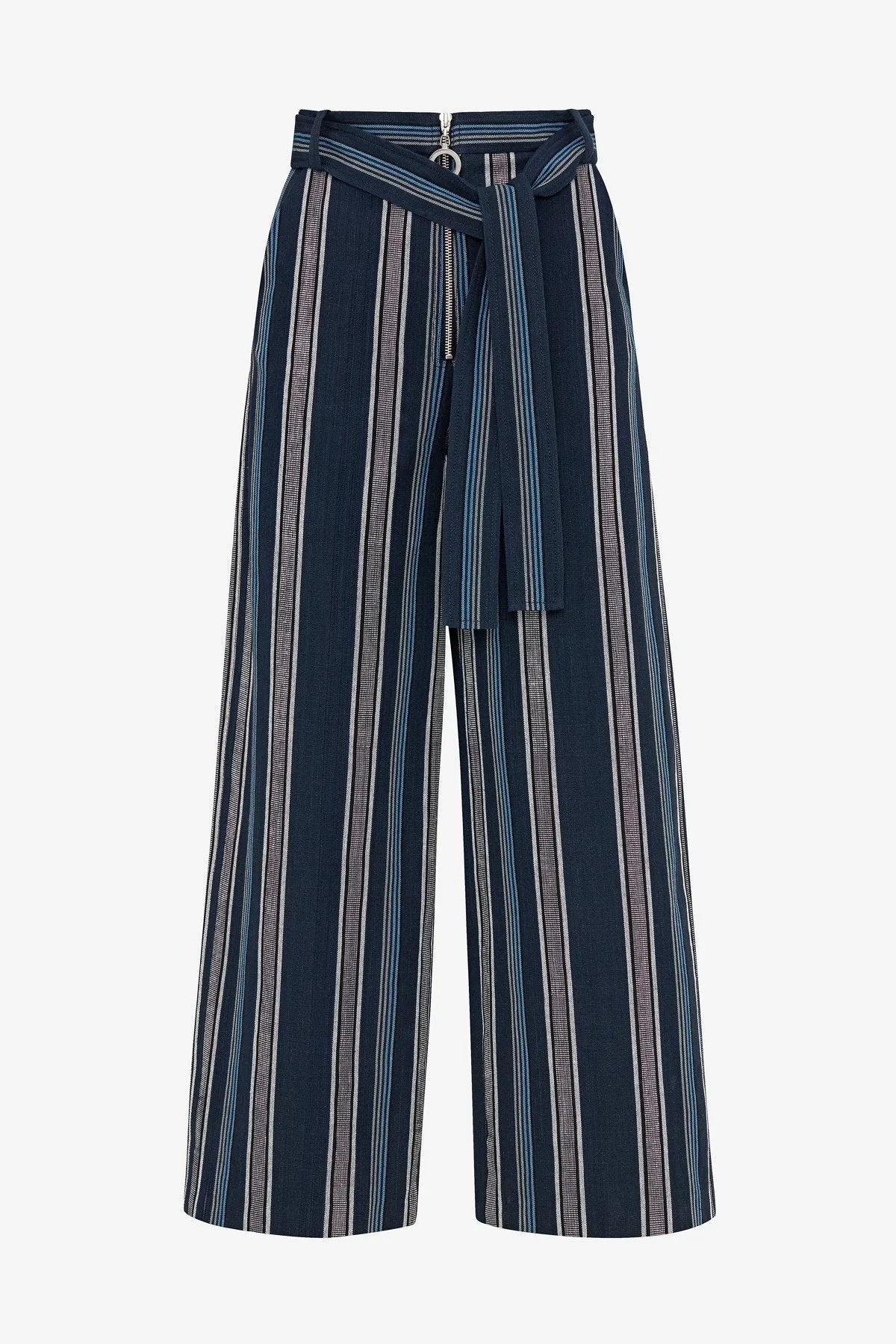 TEXTURED STRIPE SKATER PANT