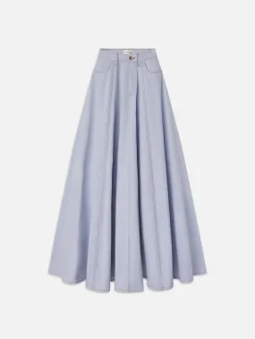 The Denim Ball Skirt -- Celeste