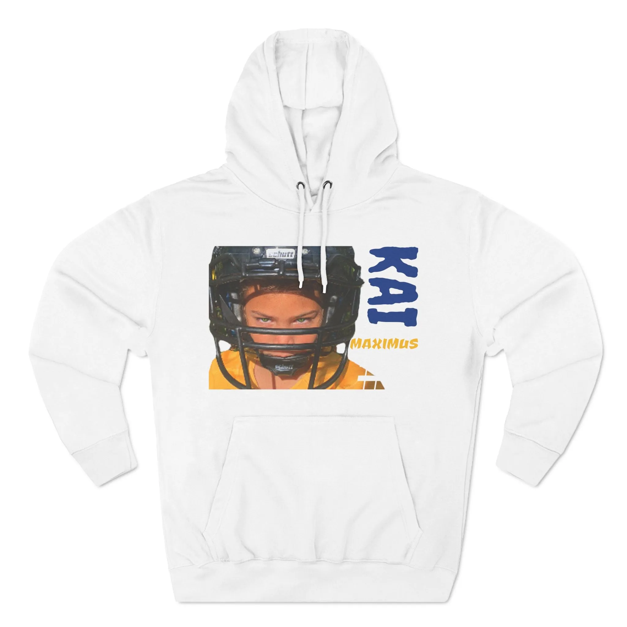 Three-Panel Fleece Hoodie