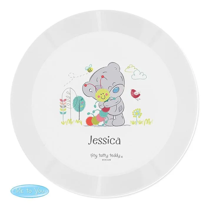 Tiny Tatty Cuddle Bug - Personalised Plate