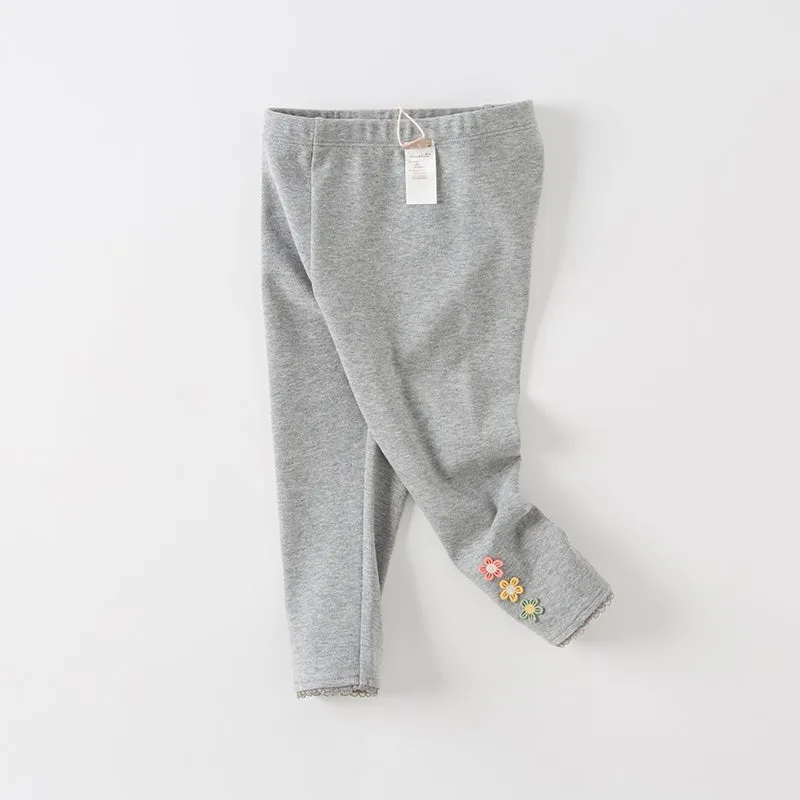 Triple Daisy Girl Everyday Grey Pants