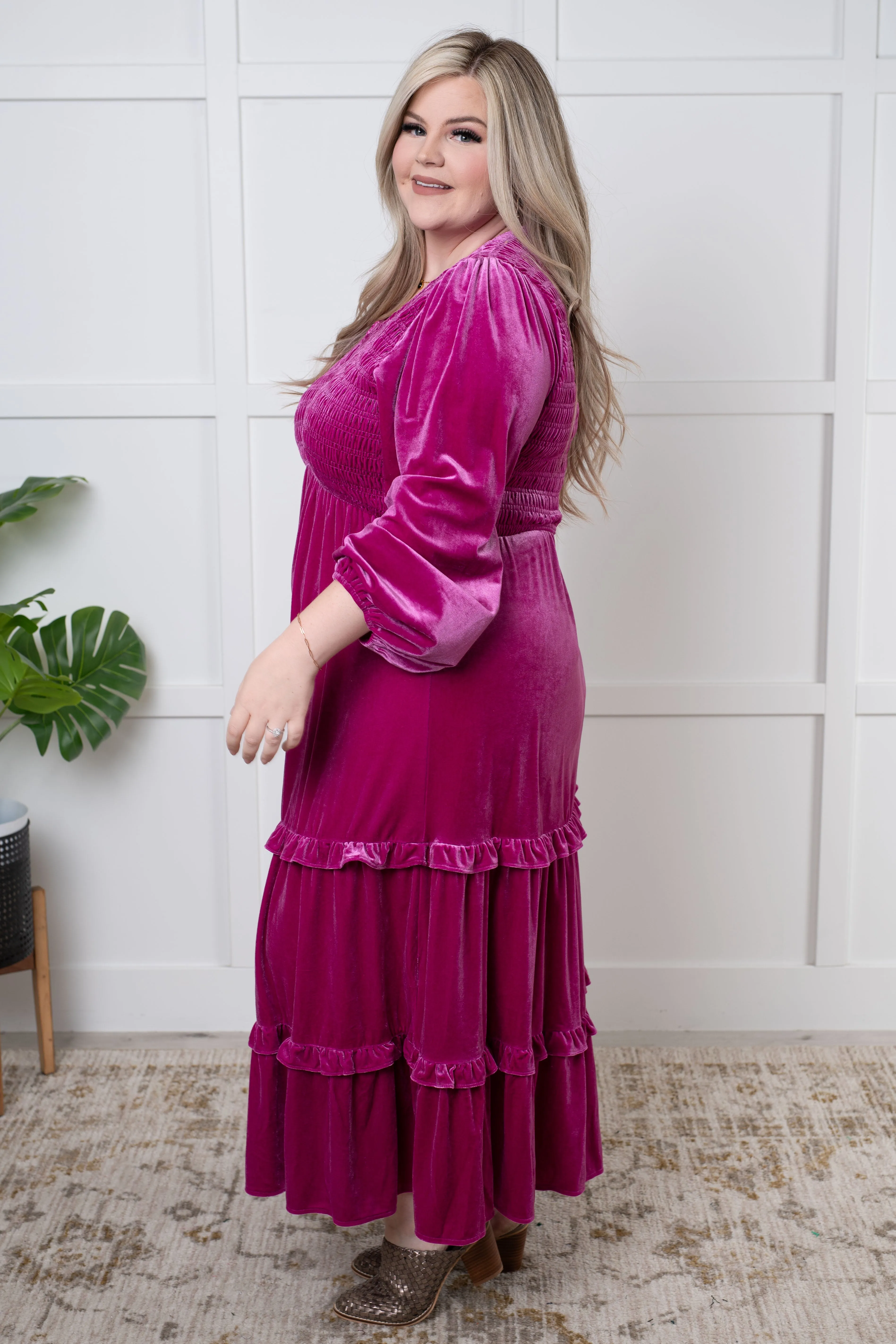 Velvet Flamenco Maxi Dress - 11/7