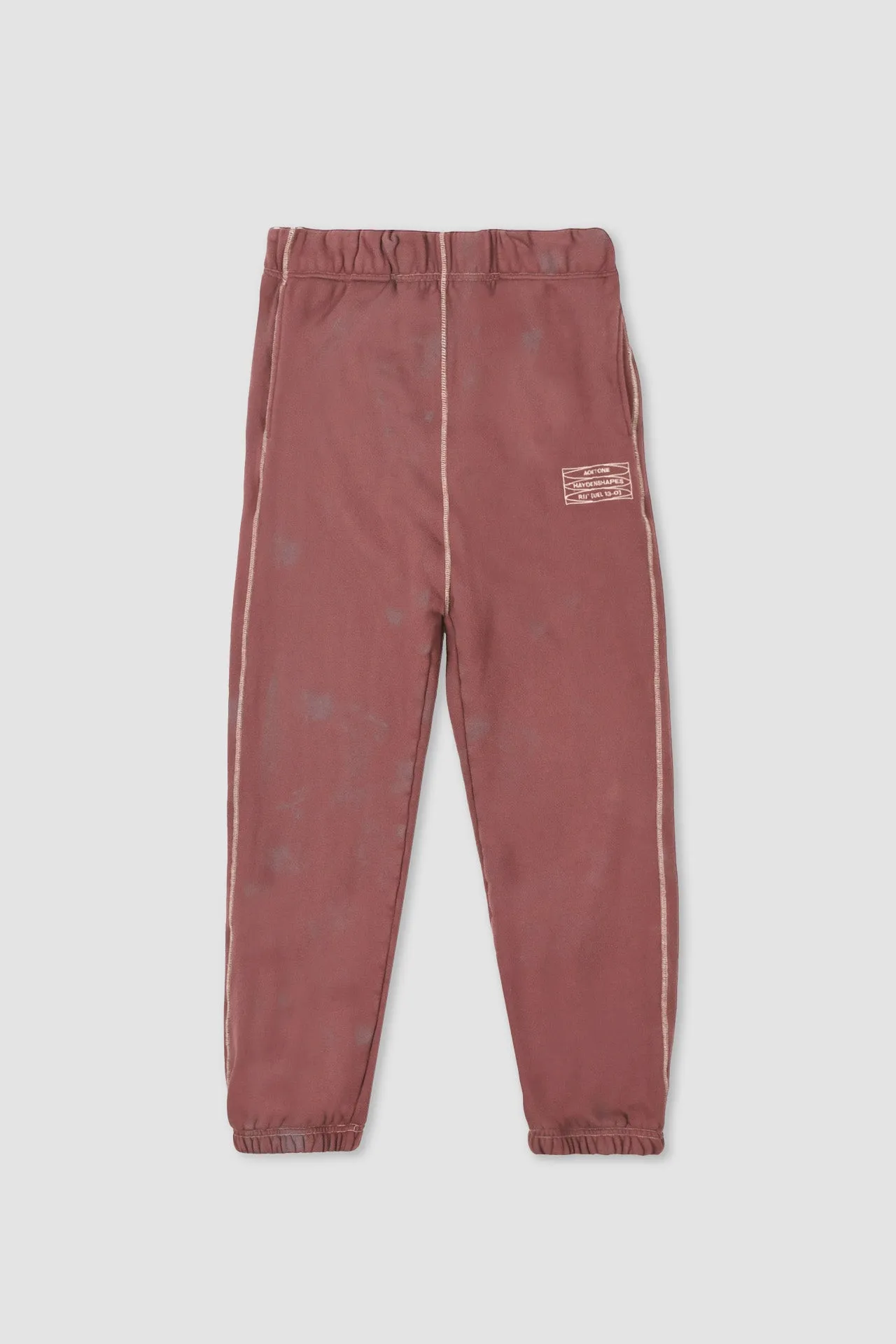 Volume Track Pants - Burgundy