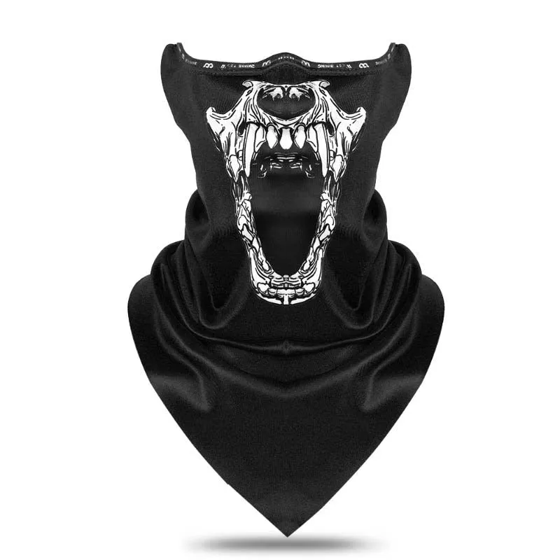 Winter 3D Print Sport Scarf Protection Thermal Neck Gaiter Bicycle Balaclava Men Women Cycling Fishing Headwear