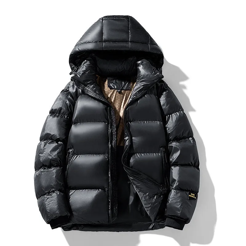 Winter Cotton-padded Coat American Style Trend Thick Loose Fashion Brand Plus Size Hooded Cotton Jacket