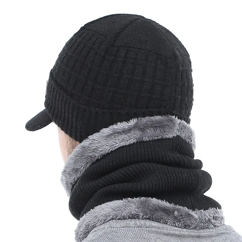 Winter Hat Skullies Beanies Hats Winter Beanies For Men Women Wool Scarf Caps Balaclava Mask Gorras Bonnet Knitted Hat