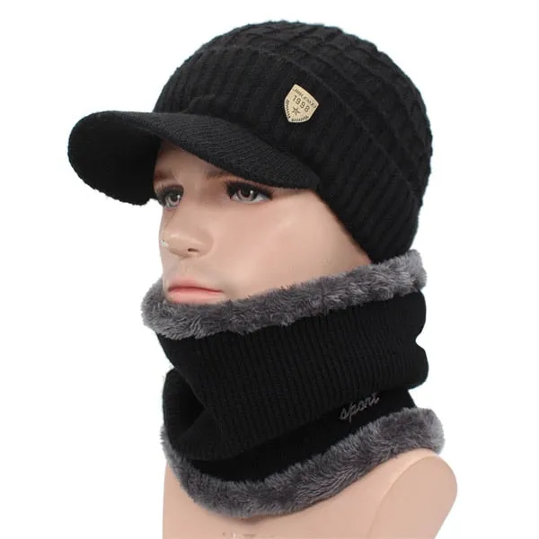 Winter Hat Skullies Beanies Hats Winter Beanies For Men Women Wool Scarf Caps Balaclava Mask Gorras Bonnet Knitted Hat