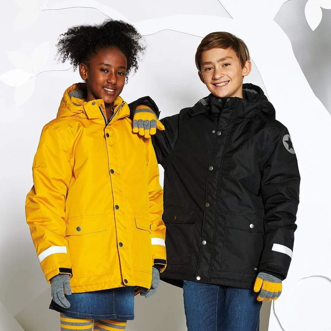 Winter Waterproof Insulated Parka: Mustard