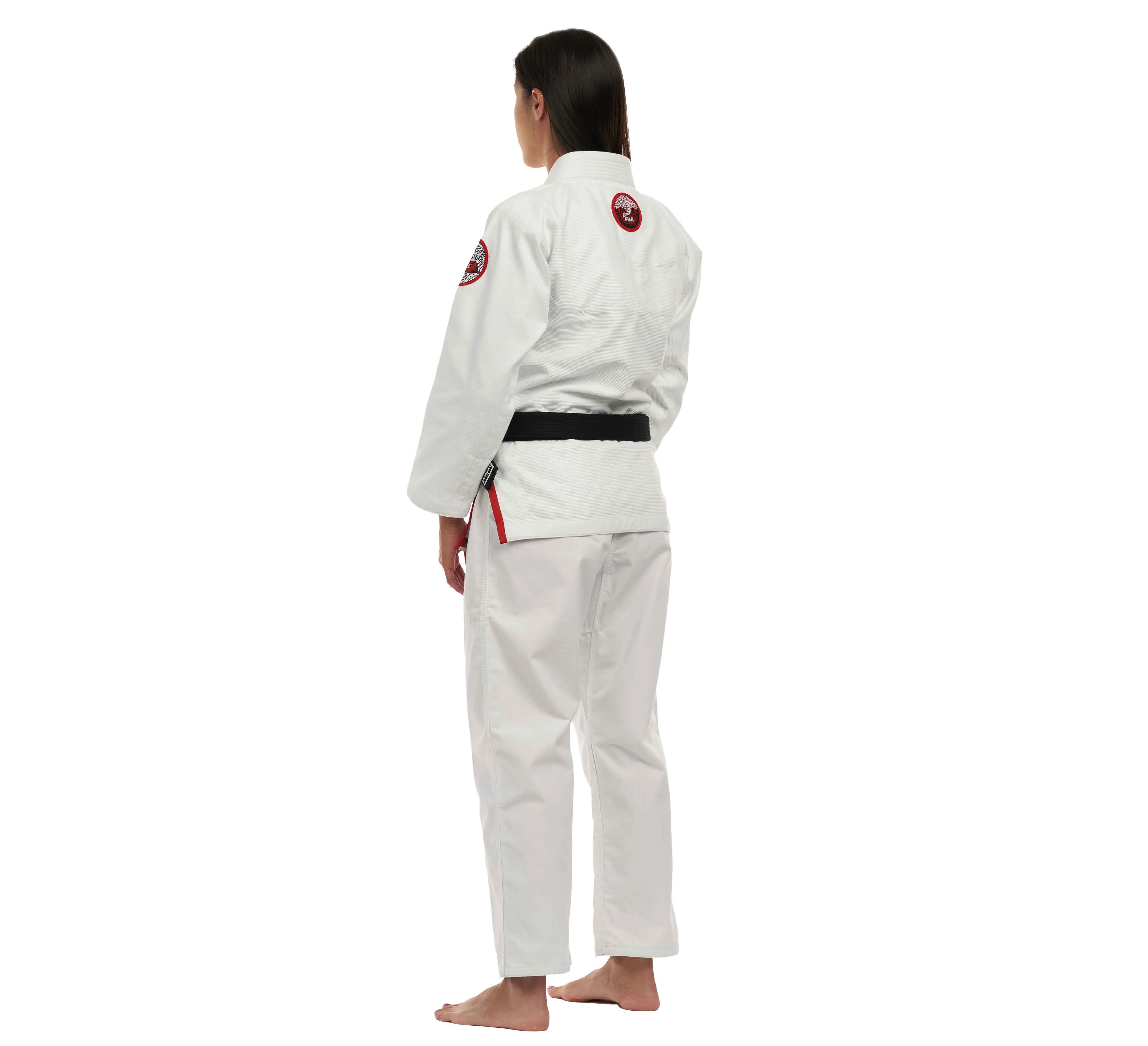 Womens Suparaito BJJ Gi Crane Edition White Red