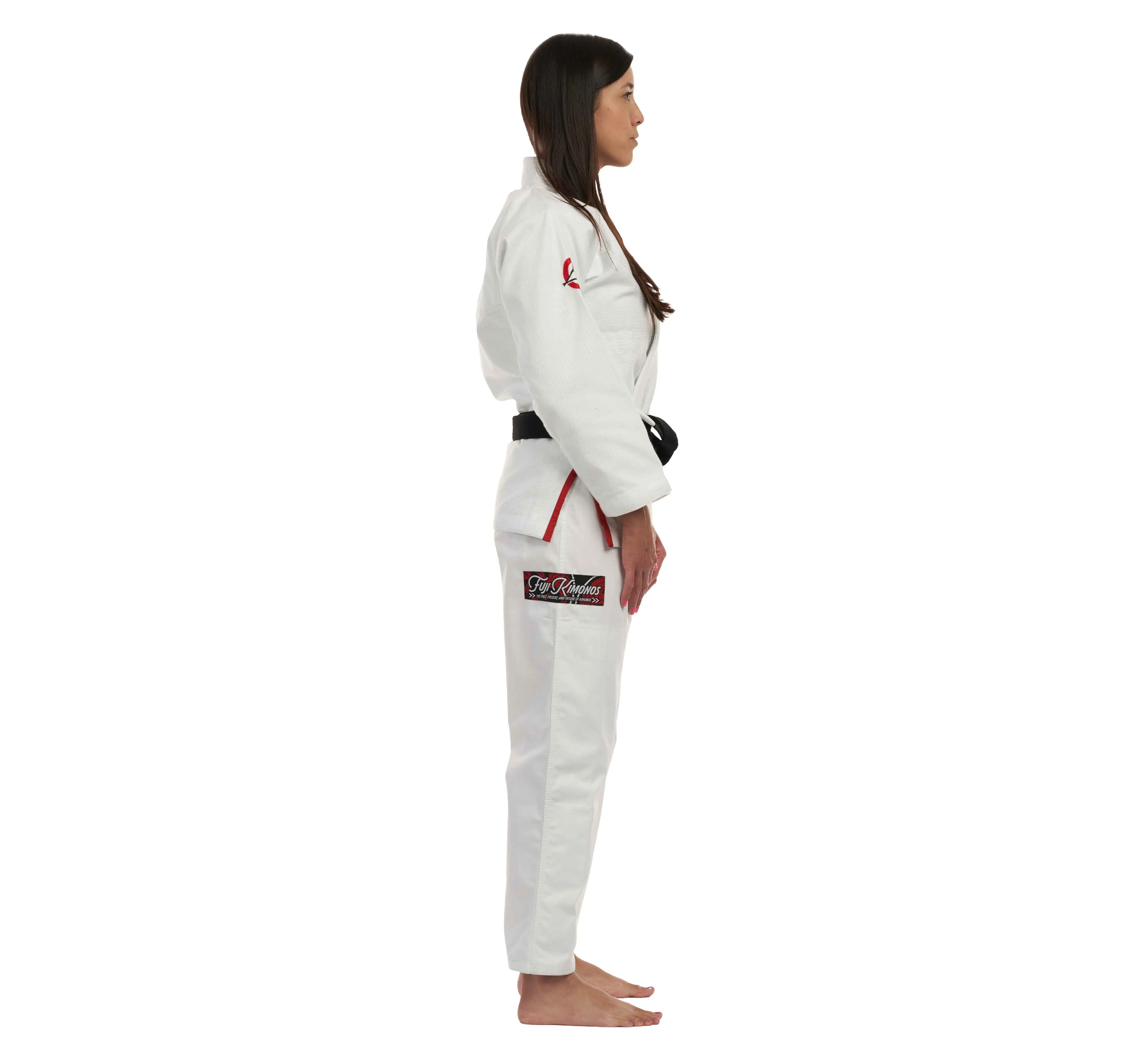 Womens Suparaito BJJ Gi Crane Edition White Red