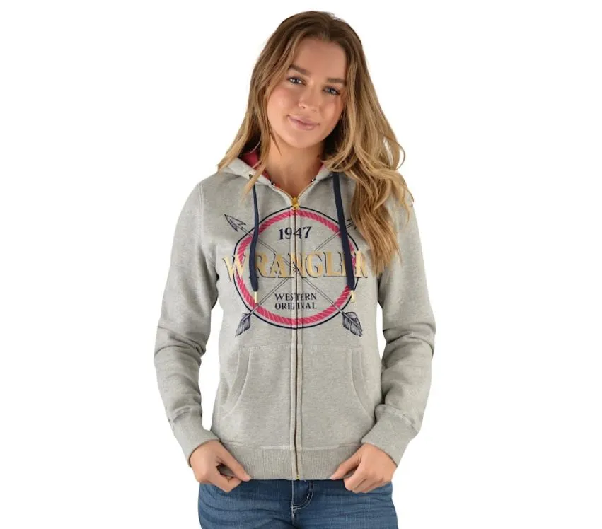 Wrangler Womens Victoria Zip Up Hoodie